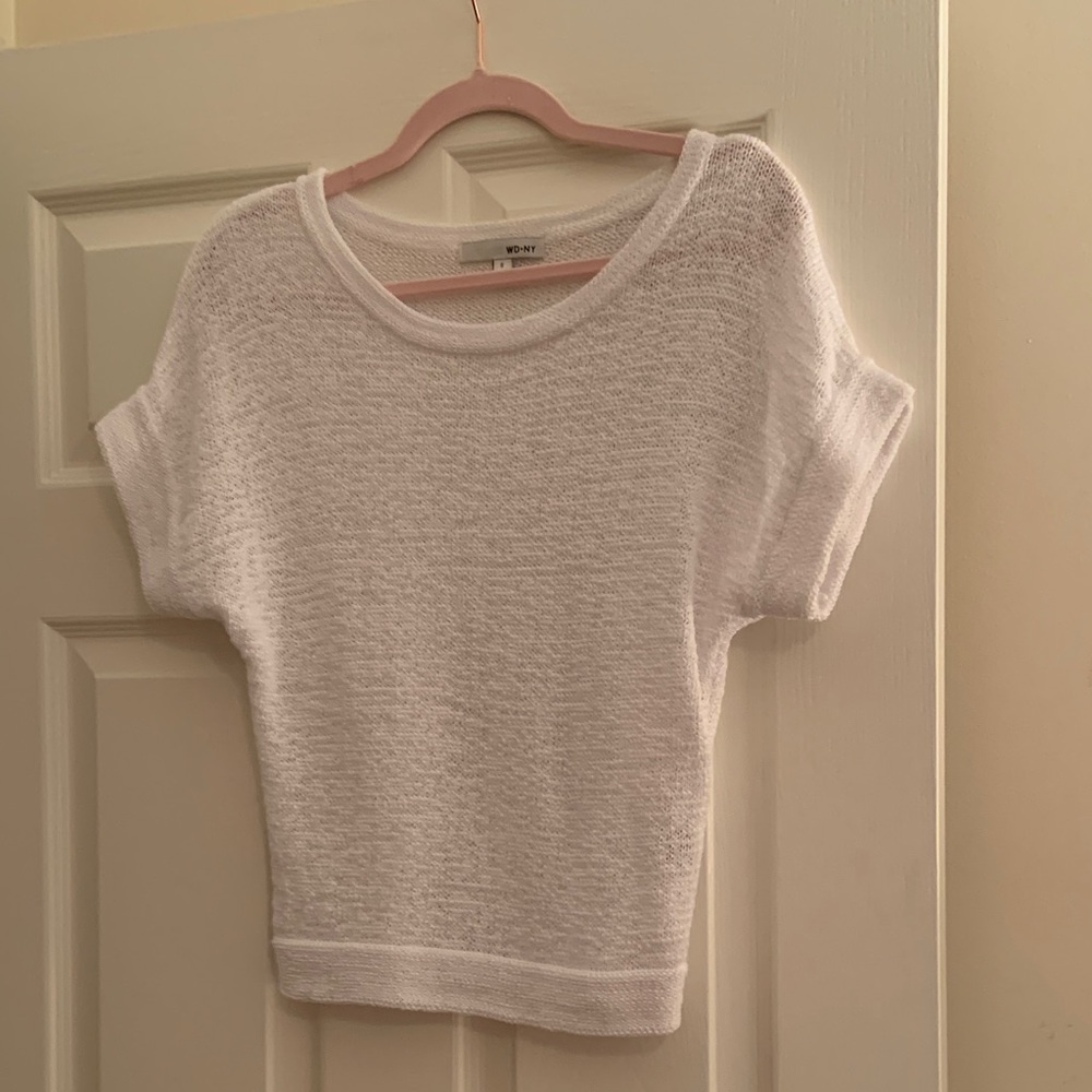 WD.NY White Knit Top